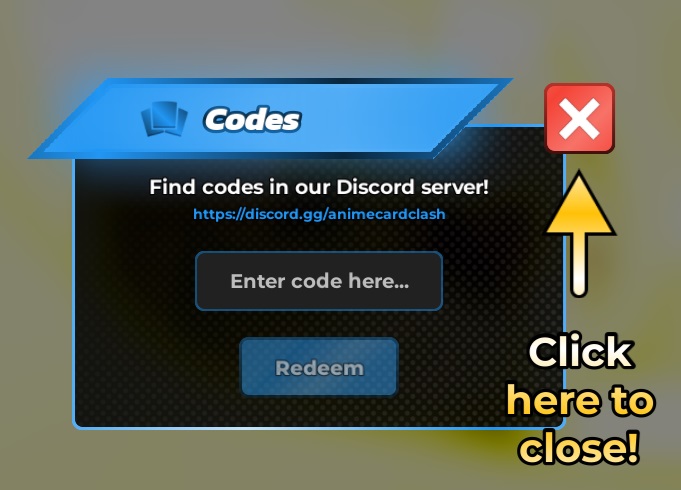 reedem codes anime card clash