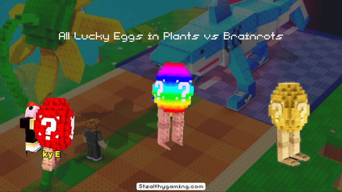All Lucky Eggs in Plants vs Brainrots