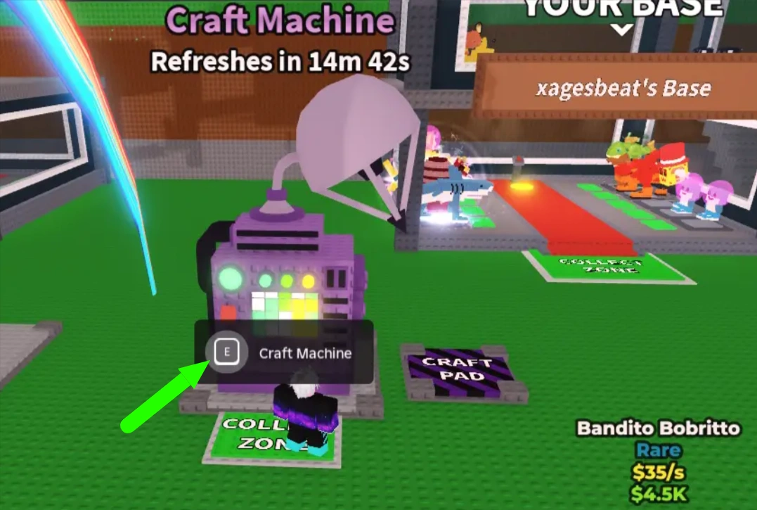 CRAFT MACHINE steal a brainrot