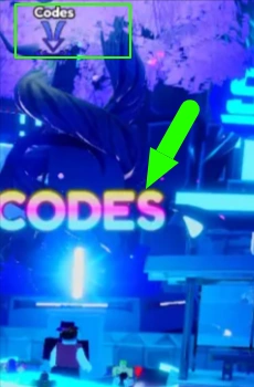 Codes area beside the Summon section