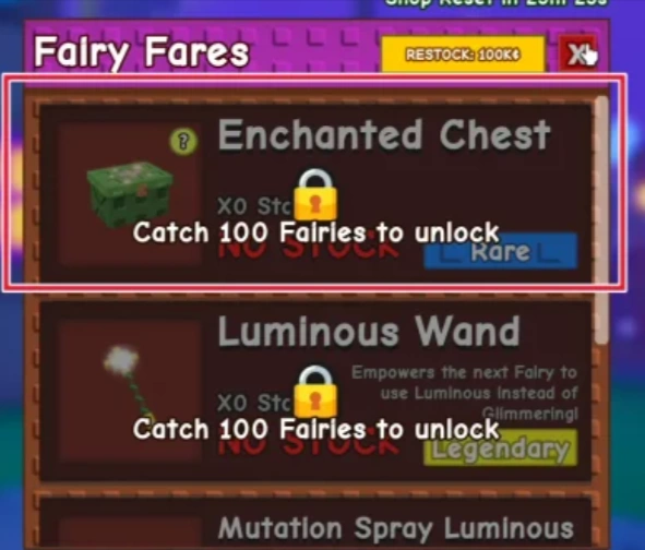 Enchanted Chests fairy fares grow a garden