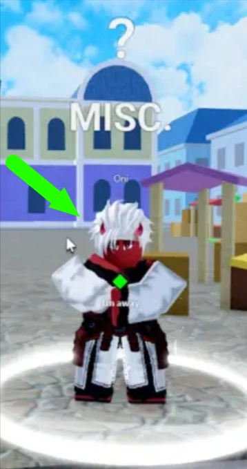 Oni NPC blox fruits