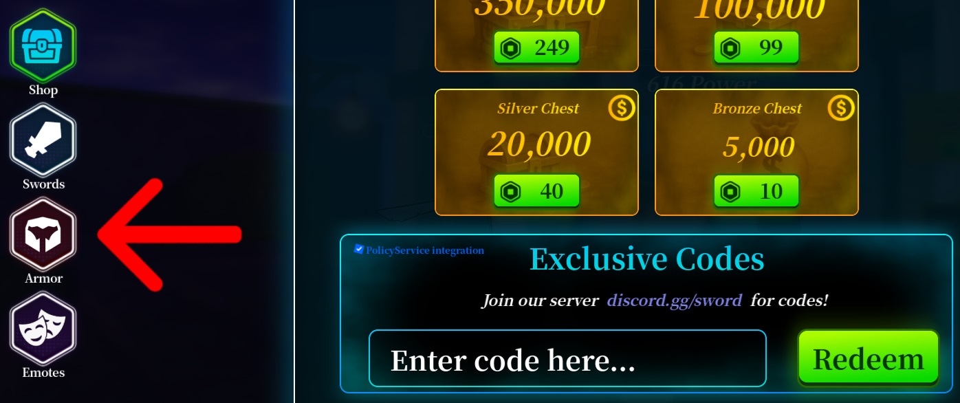 Redeem Sword League Codes