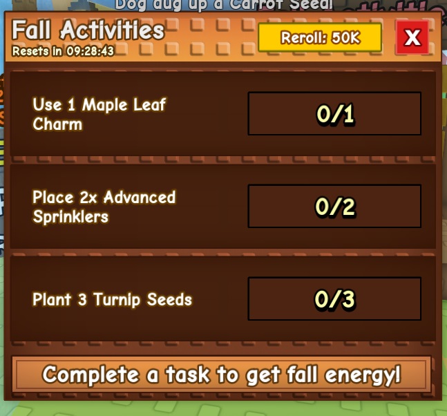 fall energy activity grow a garden