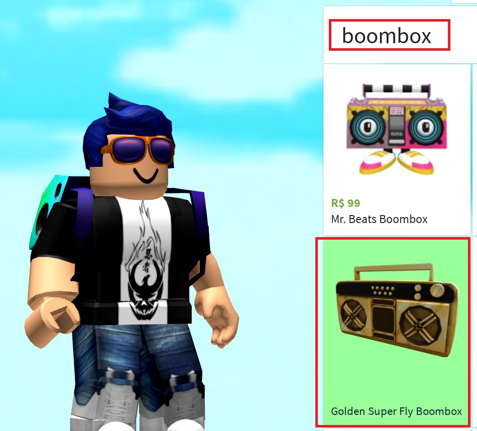 golden super fly boombox