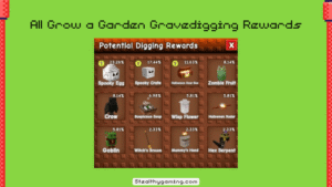 All Grow a Garden Gravedigging Rewards