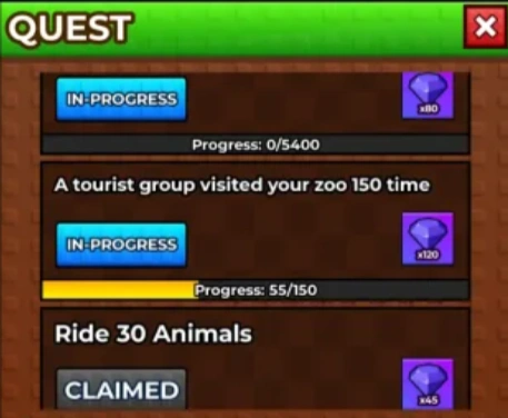 All Raise Animals Quests