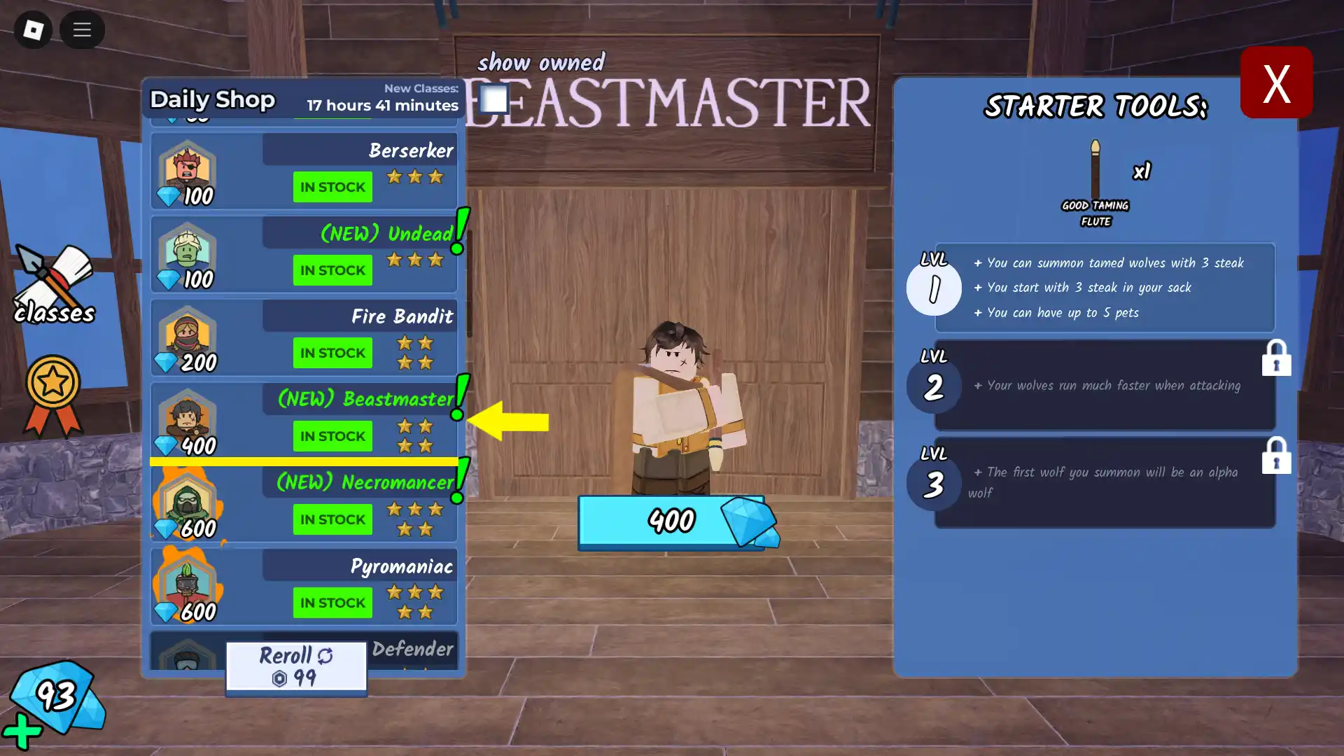 Beastmaster Class Explained