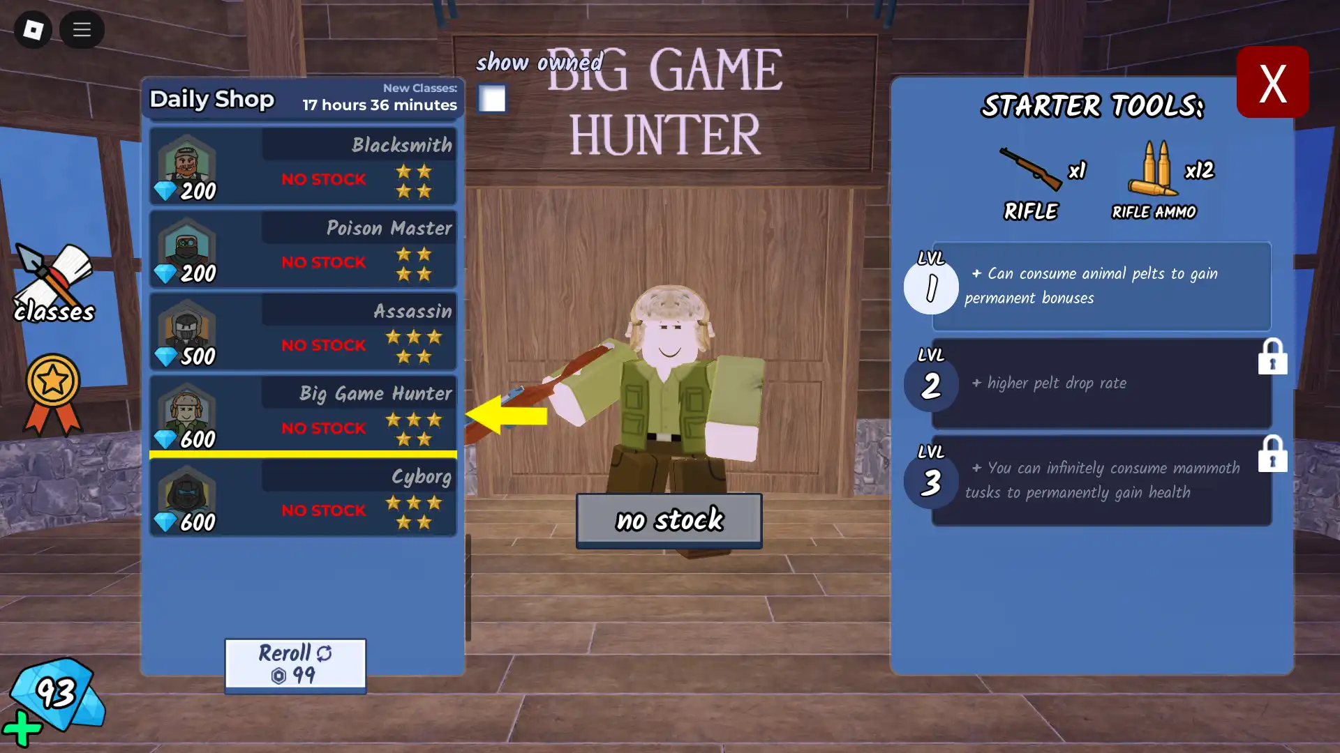 Big Game Hunter Class Explained