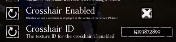 Crosshair ID into the Crosshair ID box Forsaken roblox Crosshair ID into the Crosshair ID box Forsaken roblox