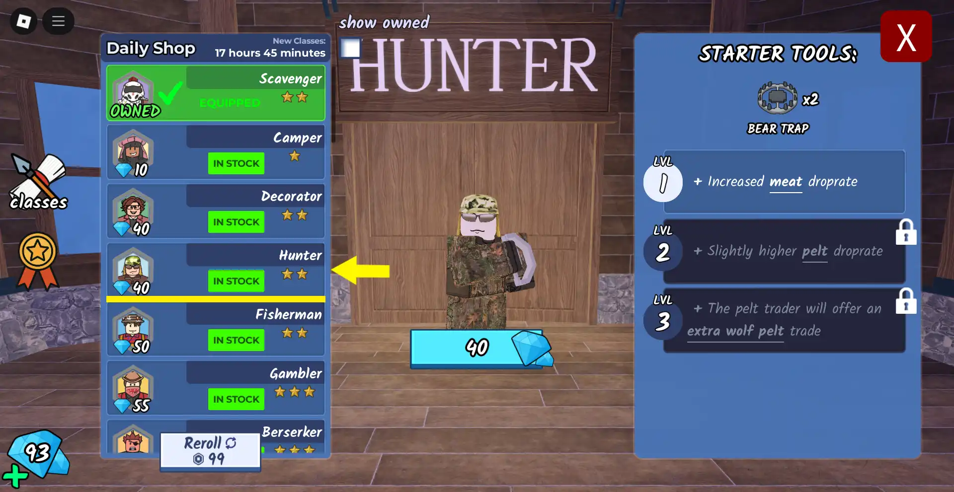 Hunter Class Explained