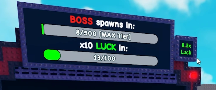 Luck bonus plants vs brainrots