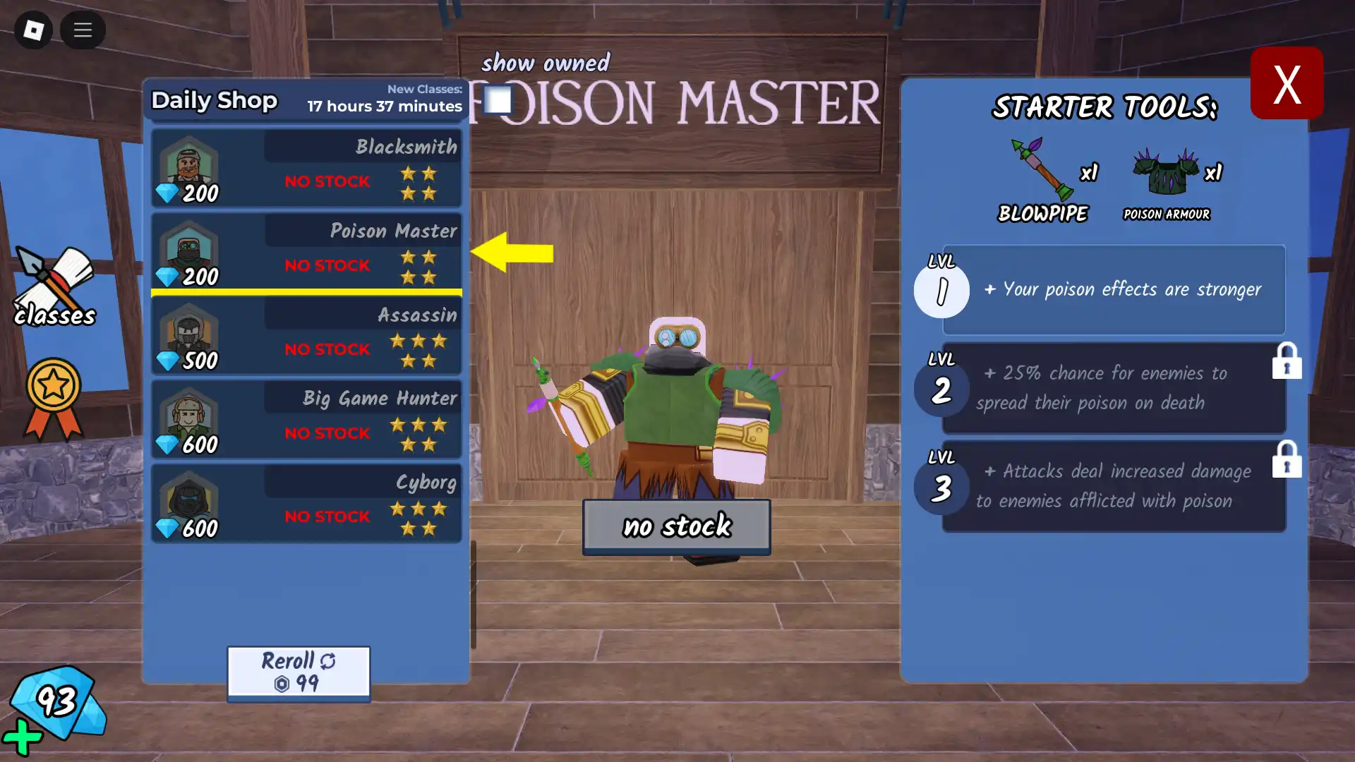Poison Master Class Explained