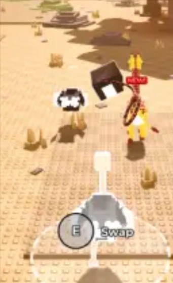 Press E to throw your lasso raise animals roblox
