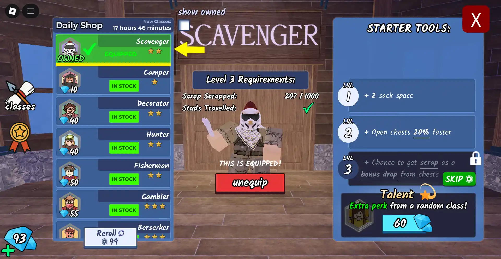 Scavenger Class Explained