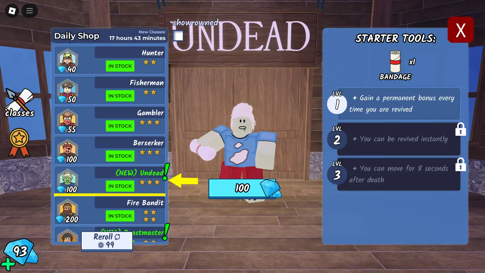 Undead Class Explained