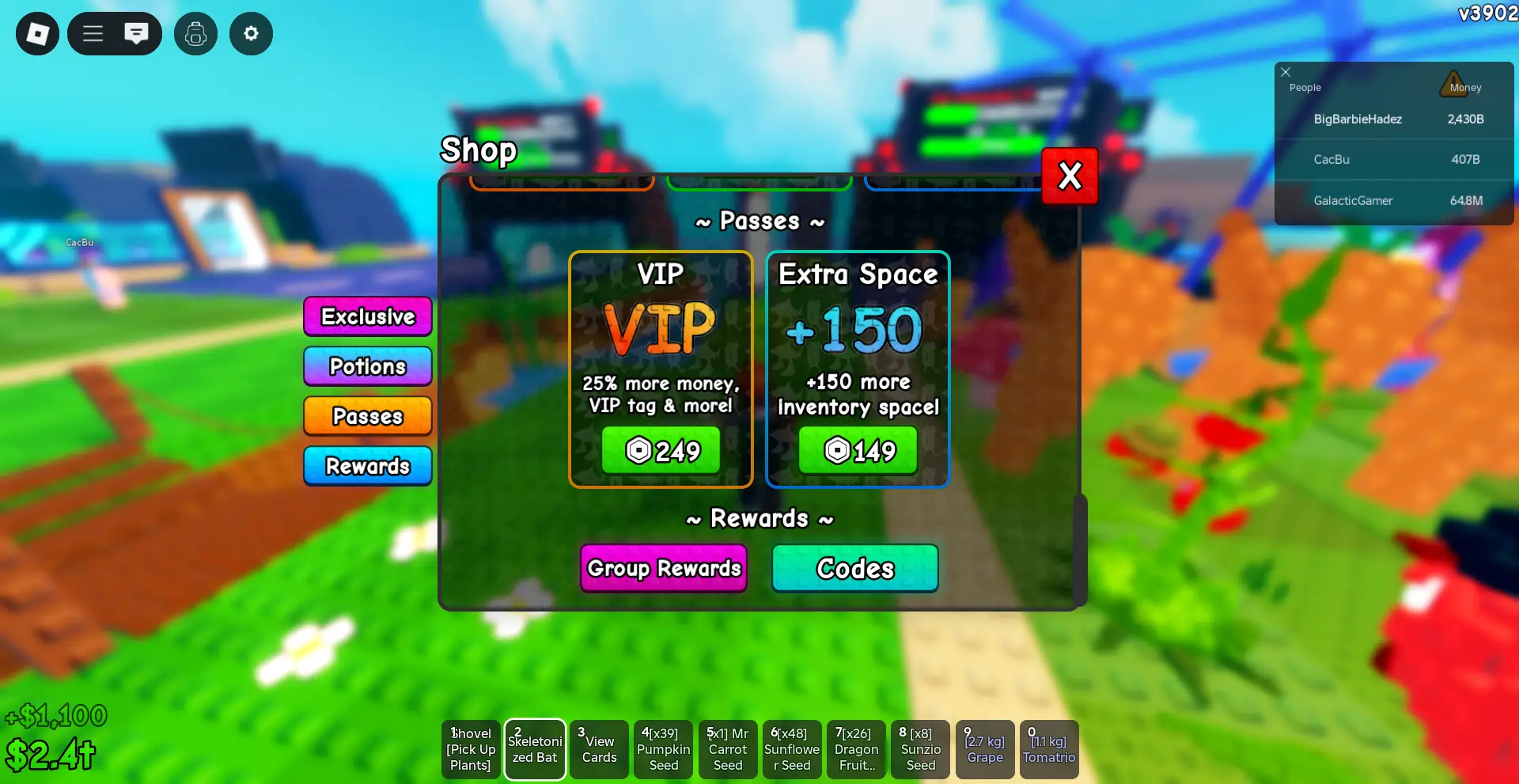 VIP Pass for Plants vs Brainrots