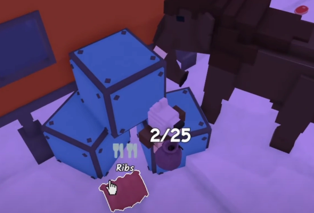 get ribs in 99 nights in the forest roblox