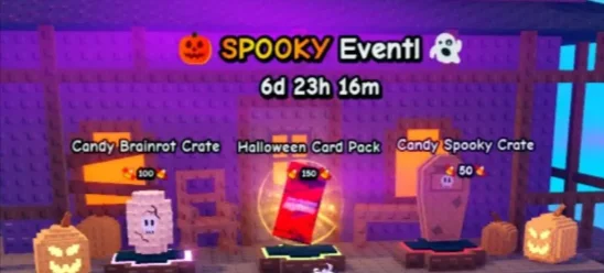 All Spooky Event Shop Items in Plants vs Brainrots