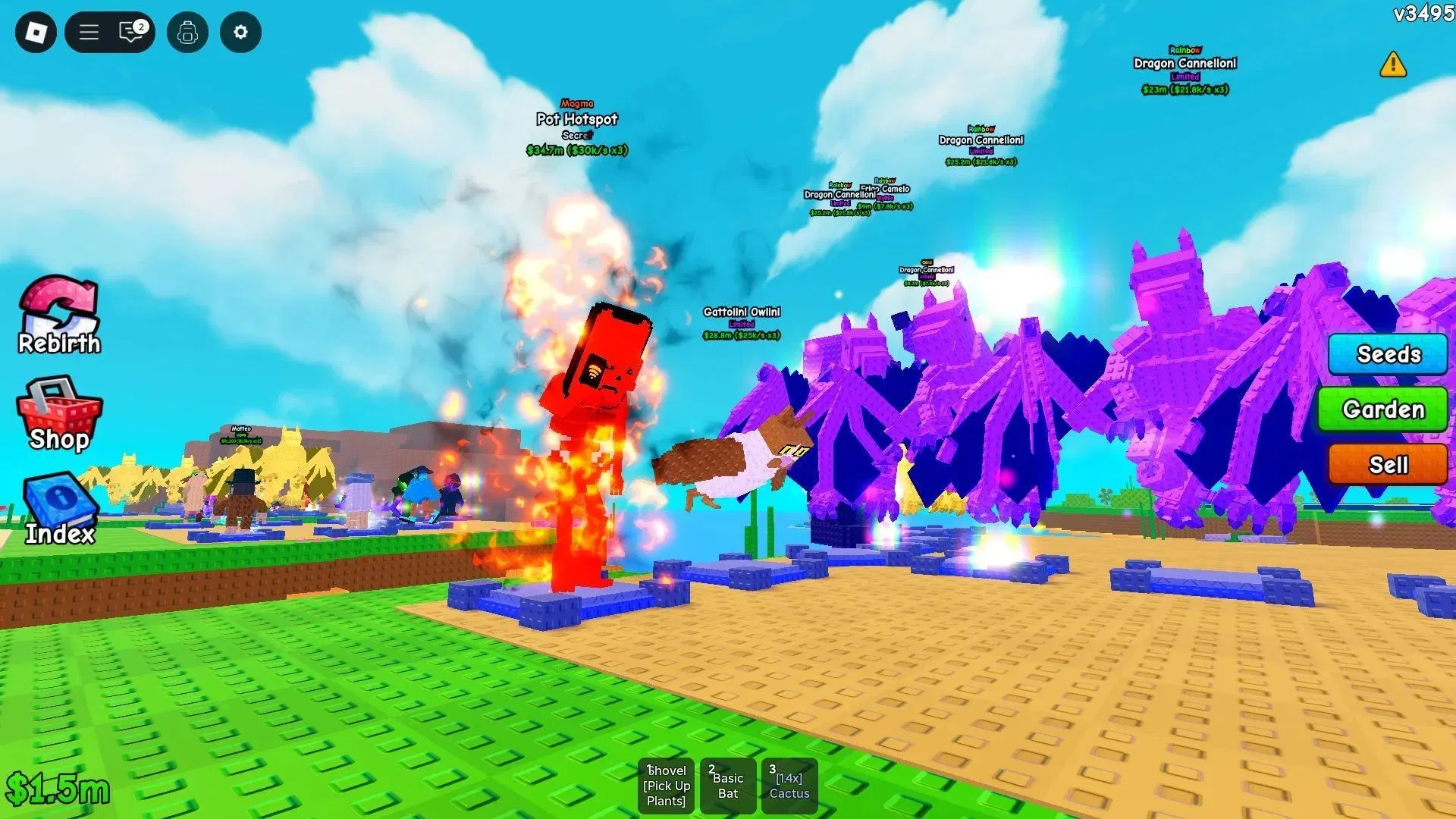 Boss fight and Brainrot recruitment in plants vs brainrots