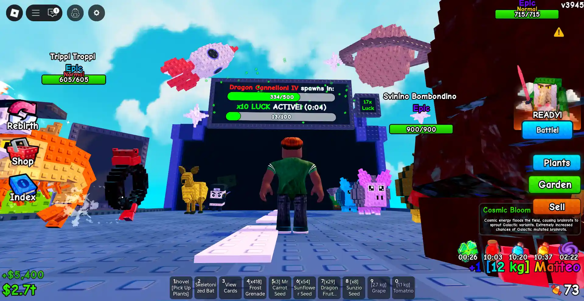 Cosmic Bloom Weather