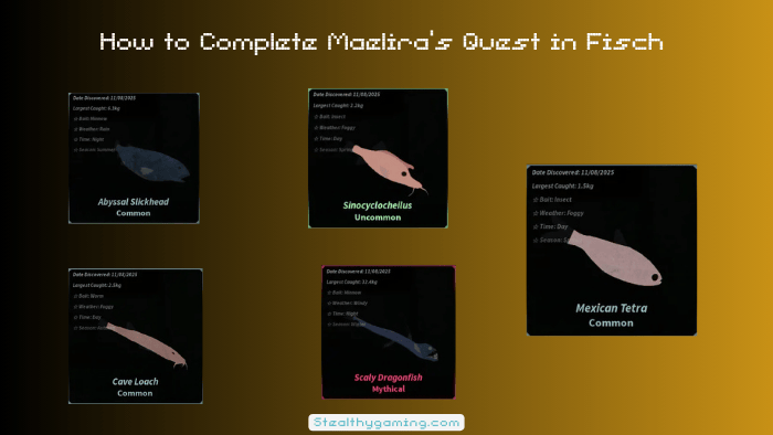 How to Complete Maelira’s Quest in Fisch (Full Guide)