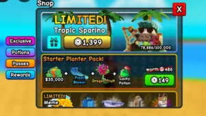 How to get Tropic Sparino in Plants Vs Brainrots