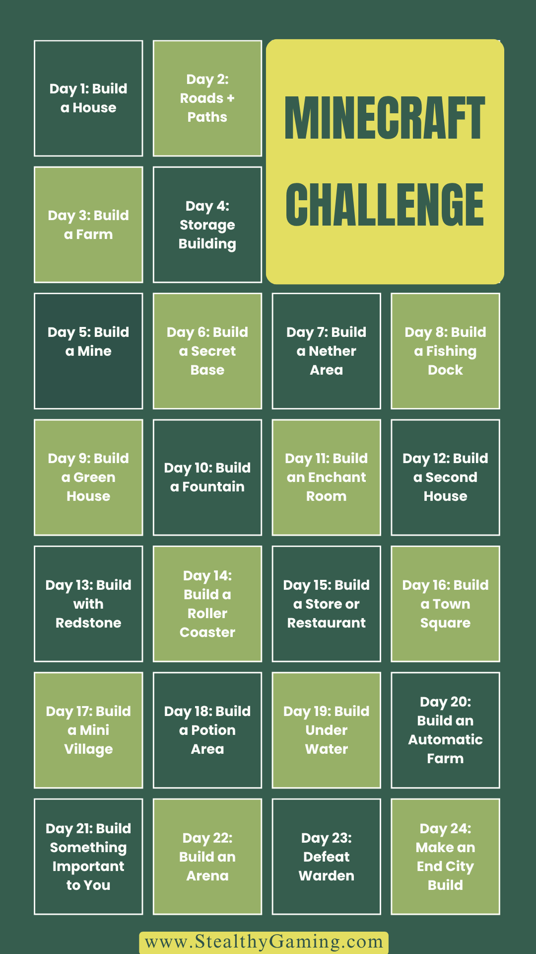 MINECRAFT CHALLENGE (1)