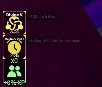 Merlin's Veil Timer