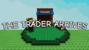 THE TRADER ARRIVES grow a garden roblox