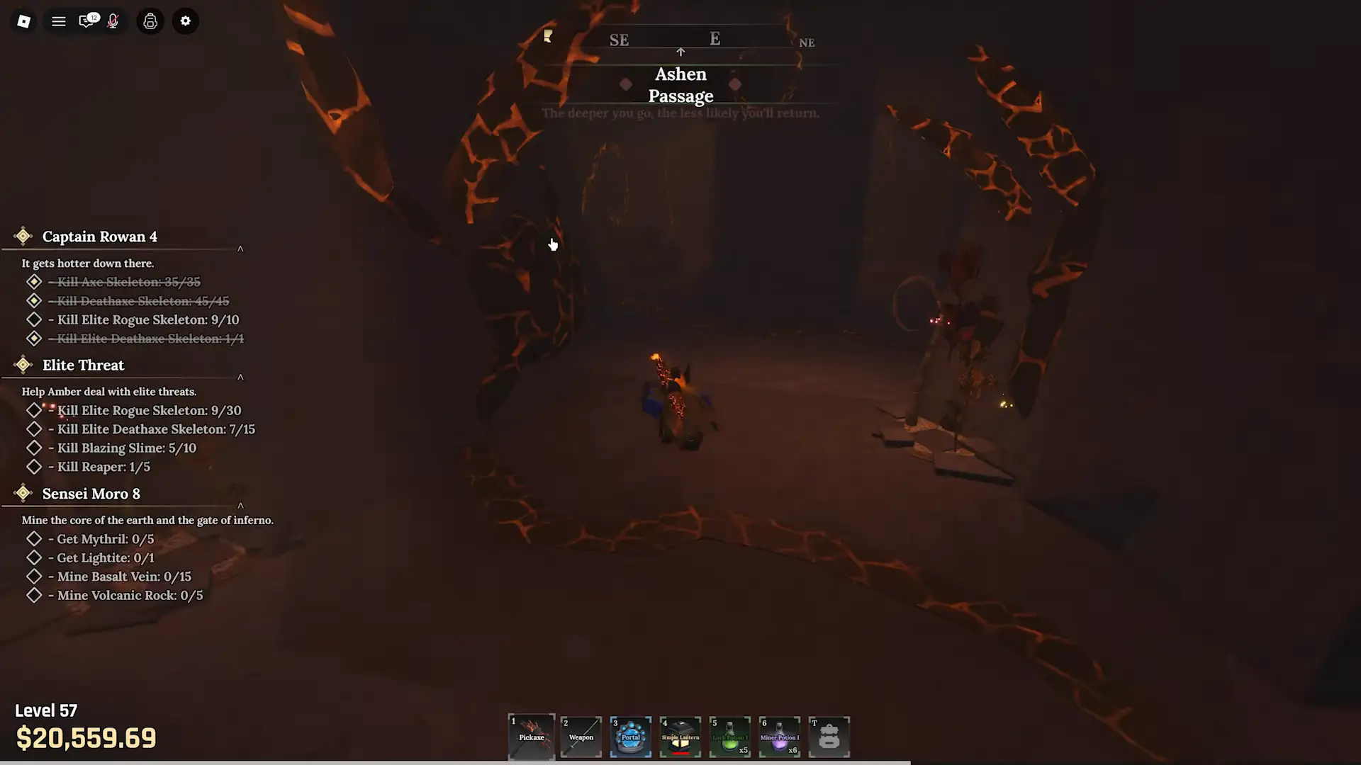 Ashen Passage the forge