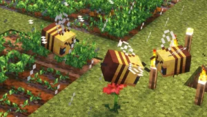 Bees can be easily attracted to flowers