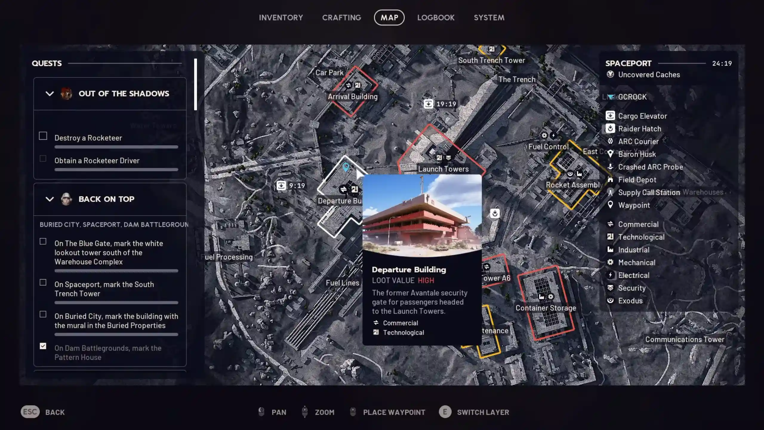 Departure building in Spaceport (Image via Embark Studios)