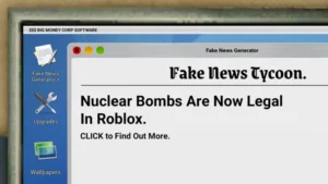 Fake News Tycoon roblox