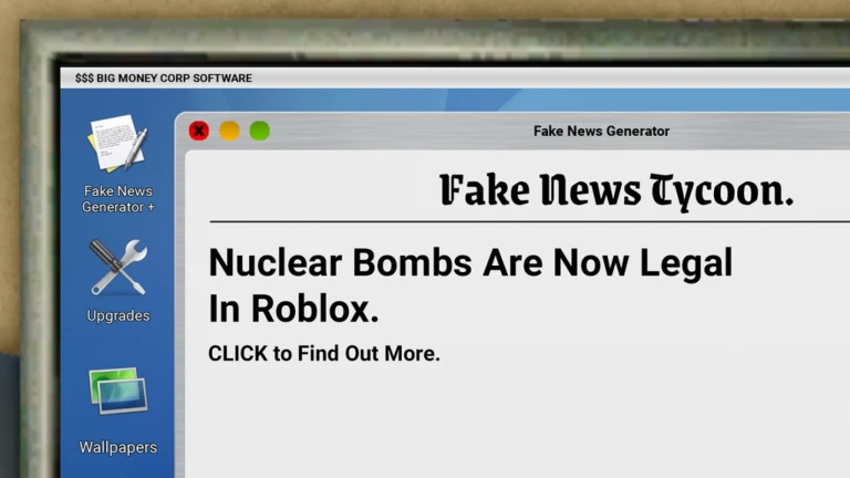 Fake News Tycoon roblox