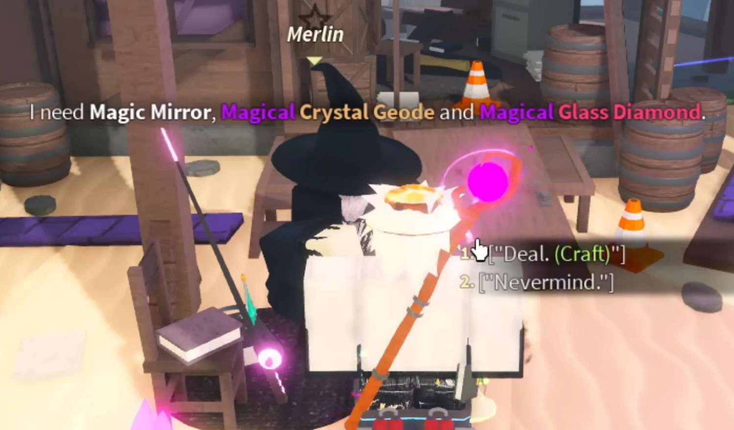 Items Needed for the Mystic Mirror