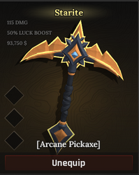 Arcane Pickaxe