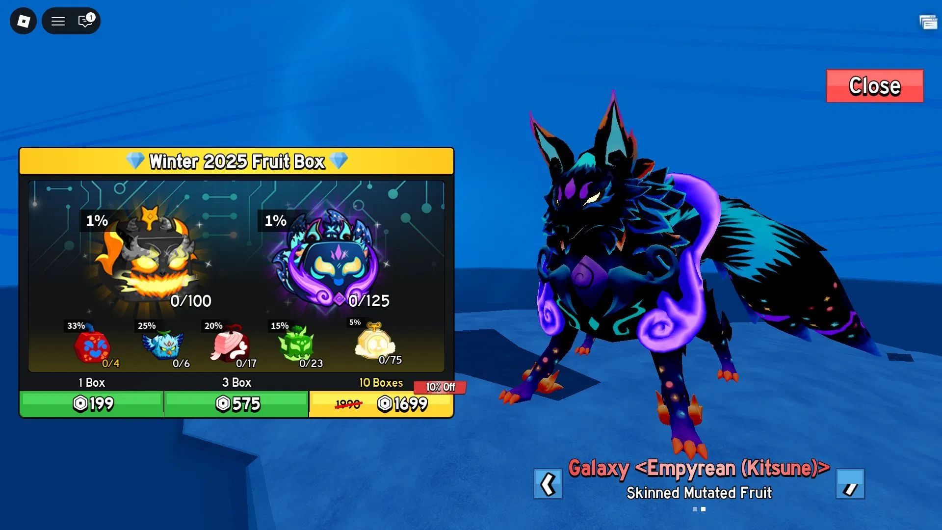 The Winter 2025 Fruit Box blox fruits roblox