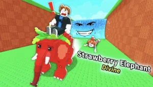 escape tsunami for brainrots strawberry elephants