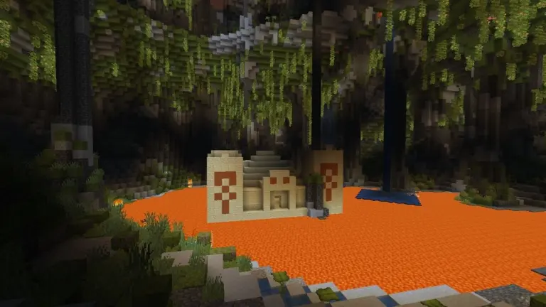 Desert-Temple-on-Lava