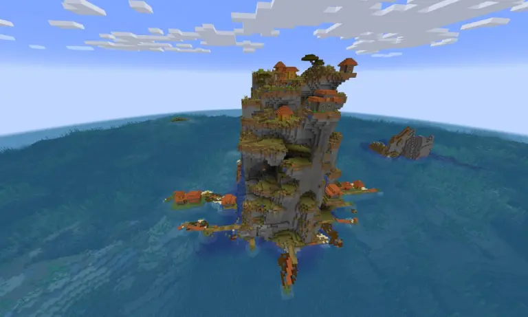 Vertical Minecraft Village
