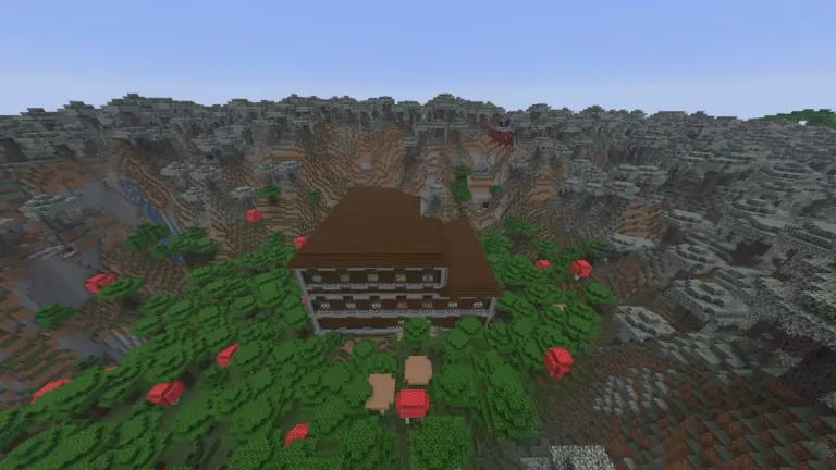 Woodland Mansion inside a Pale Garden Ring