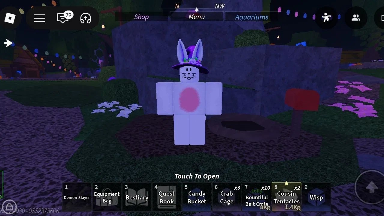 bloom bunny npc in fishc roblox