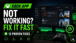xbox app not working