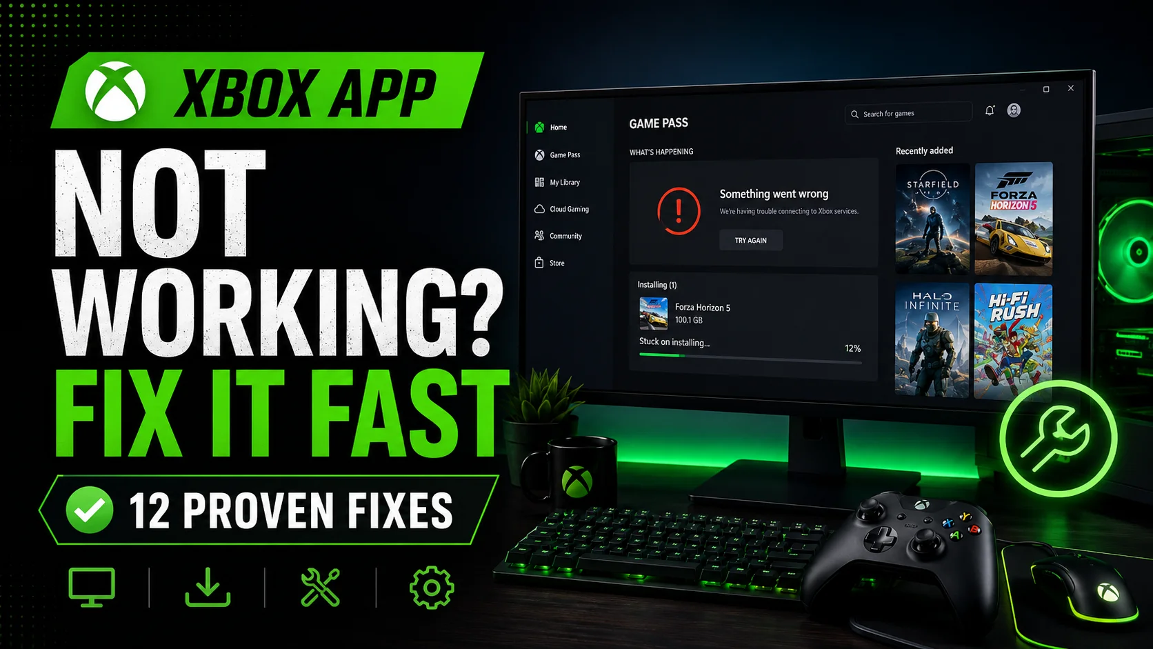 xbox app not working