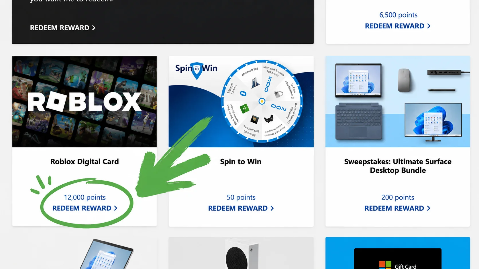 reedem robux roblox microsoft rewards