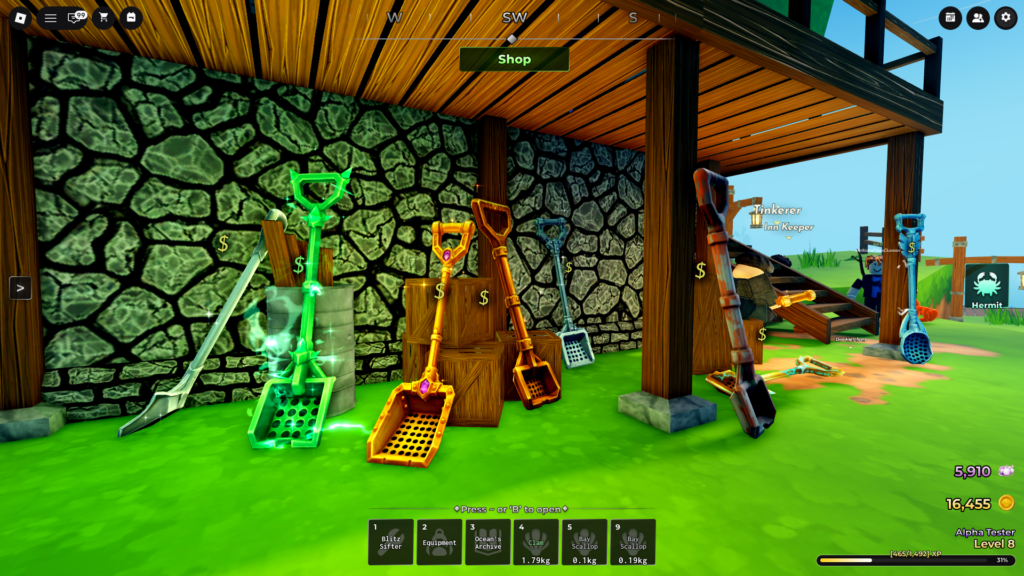 Shells Progression Guide All Tools in Shells Roblox: Prices, Stats & Best Progression - Stealthy ...