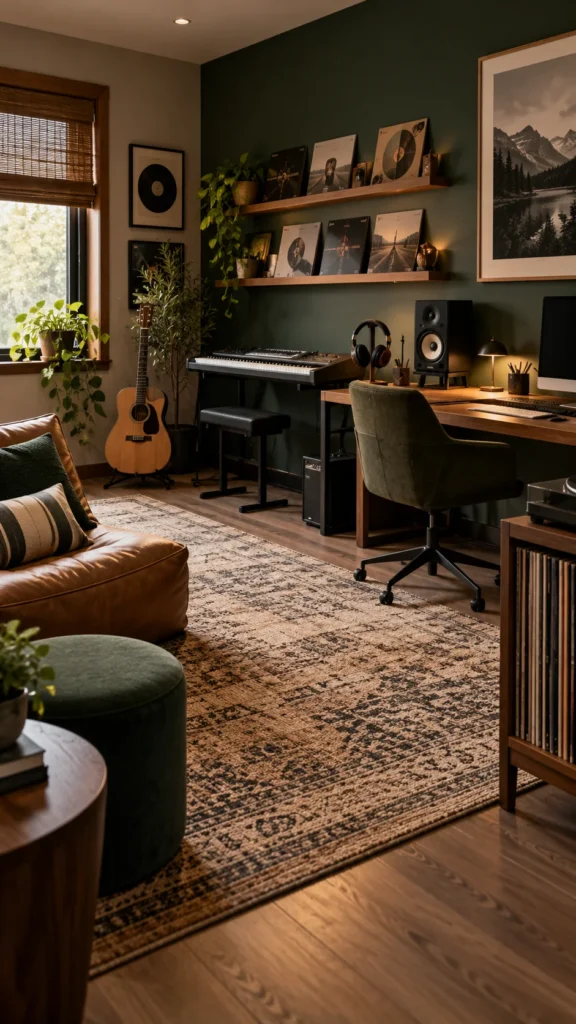 Music and media room for older boys