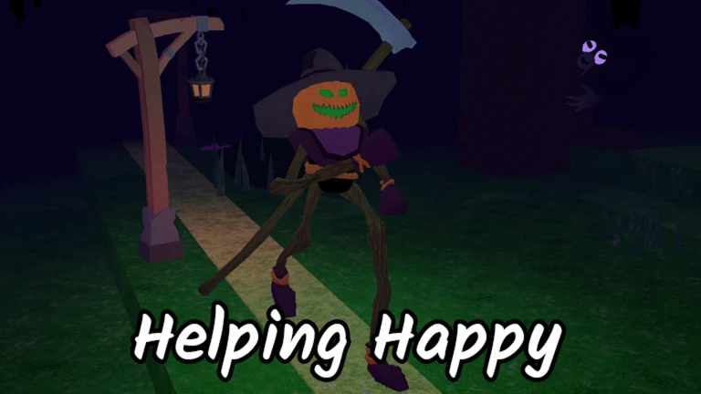 helping happy 99 nights in the forest